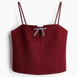 H&M BOW-DETAIL CAMISOLE TOP Photo 0