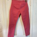 Toy G women’s size 29 rose pink pleated studded waist stretchy chino pants 32x28 Photo 4