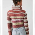 Free People NWT  My Girl Turtleneck Sweater In Sunburst Combo Wool Blend Photo 6
