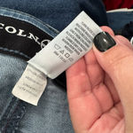 Lincoln Outfitters Distressed Patched Med Wash Jean Shorts Women's Plus Size 16 Photo 4