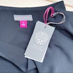 Vince Camuto NWT • Asymmetrical Hem Flowy Midi Skirt in Black, Size 0 Photo 3