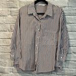 Stateside Women's Size Small Red/White/Blue Stripe Button Down Casual Shirt Photo 0