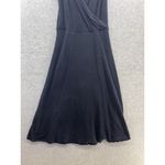 EXPRESS Women's Dress Solid Navy Blue Surplice Sleeveless Midi Size XS Photo 9