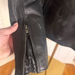 Black Brand Leather Moto Jacket Small L.A.’s Finest TV Show COA Photo 4