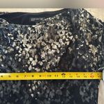 Jones New York  Grey Black Floral Cowl Neck Bodice Lined Stretch Sheath dress 6 Photo 5