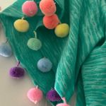 Pitusa Stephanie Gottlieb Teal Tunic Dress with colorful sleeves & trim Size undefined Photo 4