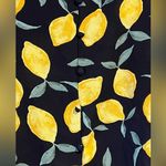 Pink Rose Women’s Large Navy Yellow Adjustable Strap Faux Button Detail Top Photo 2