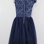 Bailey blue  Sheer Fit & Flare Cocktail Dress Photo 4