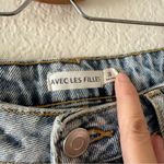 Avec Les Filles  fleury ripped high  waisted ankle distressed mom jeans Photo 3