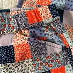 Lands' End  Women's Mid Rise‎ Pull On Chino Ankle Pants Patchwork Print Size 6 Photo 4