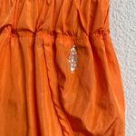 Free People Burning Up Neon Orange High Rise Ruched The Way Home Workout Short Photo 8