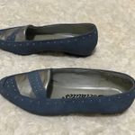 Socialite 🌺 3/$20 SALE Denim Studded Slip Ons 6.5 Photo 3