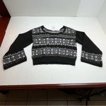 Sam Edelman  Women Boat Neck Long Sleeve Allover Print Sweater Size Medium NEW‎ Photo 10