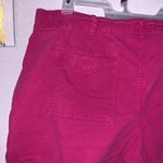 Time And Tru Time and True Cranberry Red Casual Summer Cargo Shorts Photo 4