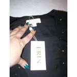 New $215 Womens NWT 4 Erin Fetherston Bolero Shrug Black Crystals Crop Jacket Photo 5