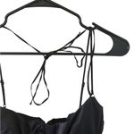 House Of CB Maya Black Ruched Midi Dress Photo 9