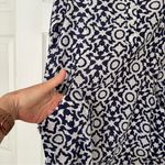 Roberta Roller Rabbit cotton shirt dress navy white Small Photo 3