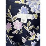 J.Jill ‎ Women's Floral Rayon Button Down Shirt Long sleeve Multicolor Size XS Photo 2