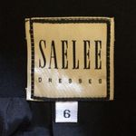 Saelee Black Cutout Back Zip Front Rubbed Mini Occassion Cocktail Dress 6 Photo 10