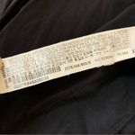 ZARA  Black Long Sleeve‎ Button Front Blouse Women’s Medium Boho Ruffle Shoulder Photo 6