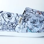 Toms Marvel Concept Print Alpargata Slip On Shoes Womens Size 8 Disney Avengers Photo 8