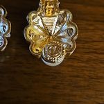 St. John 💕💕 Clip On Earrings ~ Gold Imitatation Pearl with Crystals NWOT Photo 7