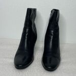 Covington New  Marnie Black Leather Heel Ankle Boots size 10 Photo 2