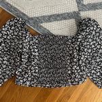 Levi's Yvie Floral Puff Sleeve Statement Blouse Photo 4