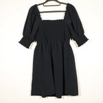 NWOT Hill House Athena Nap Dress in Black Crepe Size Large Photo 4