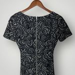 Reiss  Janella Black‎ Lace Sheath Dress Short Sleeve Size 4 Photo 6