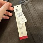 Talbots NTW  Jacket Italian Flannel Wool Full Zip Dark Green Size 0P Lined Photo 4