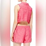 Joie  Toinette‎ Belted Linen Pink Chambray Sleeveless Romper - Medium Photo 1