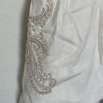 Reformation NWT The Collection Beaded Iliana Mini Dress in White, 10 Photo 5