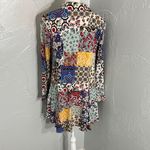 FOR THE REPUBLIC  Colorful Patchwork Blouse Photo 5
