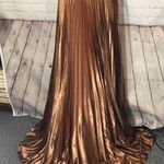 Camille La Vie  Animal Print Beaded Evening Gown 8 Photo 11