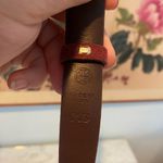 Tory Burch  Brynn Belt Women's XS Suede Turn Lock Classic Timeless Luxury Photo 2