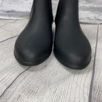 Jeffrey Campbell rubber ankle boots with elastic sides black sz 6 Photo 4