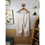 Marine layer  White Bridget Slim Wide Leg High Rise Crop Pants - Size - 4 Photo 5