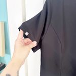 FIGS Technical Collection Catarina One Pocket Scrub Top Black Short Sleeve Large Photo 2