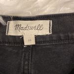 Madewell  High Rise Shorts size 30 excellent condition color black jeans Photo 10
