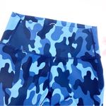 Addison Bay High Rise Cropped Active Leggings: Navy Blue Camo Camouflage Photo 3