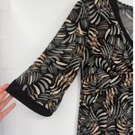 Lane Bryant  Babydoll Too Sz 18/20 Y2K Boho Tropical Retro Coastal Stretch 70s Photo 2