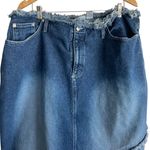 Carolina Blues Carolina Blues Women Jean Midi Skirt 20 Blue Distressed Western Cowgirl Denim Photo 10