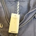 Gap  Moonless Gray Sequin Utility Jacket | Beaded Cargo Military Coat Small NWT Photo 4