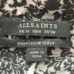 ALLSAINTS  Helena Mercury  Silk Floral Print Trouser Pants Pockets Size 6 Photo 3