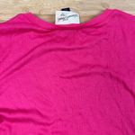 Universal Threads Universal Thread Women's Hot Pink Ribbed Long Sleeve Henley - Size XS - NWT Photo 6