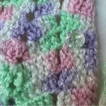 Handmade Crocheted Pastel Purple Pink Mint Green‎ Capelet Cape Poncho Shawl OSFM Size undefined Photo 3