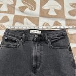 Abercrombie & Fitch  Mom Jeans High Rise Black Wash Size‎ 26 Photo 6