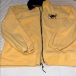 Yellow Monterey Bay Fleece Jacket Sz L Size L Photo 0