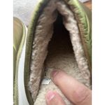 Anthropologie Maeve Moss Green Puffy Platform Shoes Slippers Size L 10/11 Comfy Photo 6